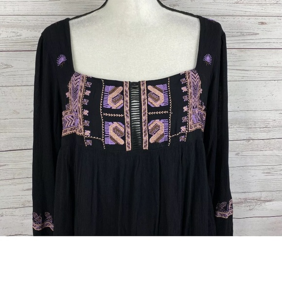New free people Rhiannon Embroidered mini - Picture 5 of 13